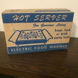 Vintage Hit Server brand electric food warmer